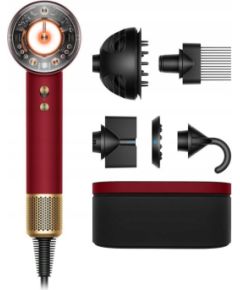 Dyson Supersonic Nural HD16 Velvet Red/Gold, EU | Suszarka do włosów | 1600W, 3 tryby szybkości