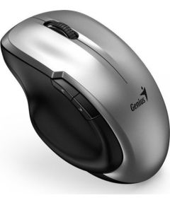 Mouse wireless, Genius Ergo 8200S, silver, optical, 1200DPI