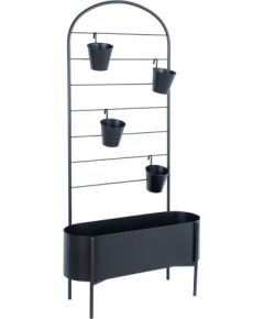 Puķu statīvs DEYA 70,5x26xH137cm, melns