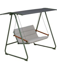 Garden swing MASSIOM 2-seater, green