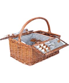 Piknika grozs GINO 4 personām, 46x33xH22/40cm