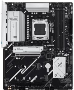 Mainboard ASUS AMD B850 SAM5 ATX Memory DDR5 Memory slots 4 1xPCI-Express 4.0 16x 1xPCI-Express 5.0 16x 3xM.2 1xHDMI 1xDisplayPort 2xUSB 2.0 5xUSB 3.2 1xUSB-C 1xRJ45 3xAudio port PRIMEB850-PLUS
