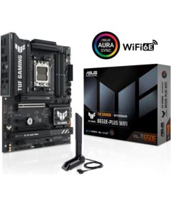 Mainboard ASUS AMD B650 SAM5 ATX Memory DDR5 Memory slots 4 1xPCI-Express 4.0 1x 1xPCI-Express 4.0 16x 1xPCI-Express 5.0 16x 3xM.2 1xHDMI 1xDisplayPort 6xUSB 2.0 3xUSB 3.2 1xUSB-C 1xRJ45 3xAudio port TUFGAMINGB650EPLUSWIFI
