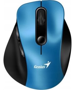 Mouse wireless, Genius Ergo 9000S, black and blue, optical, 2400DPI