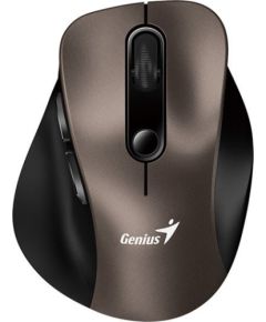 Mouse wireless, Genius Ergo 9000S, titanium, optical, 2400DPI