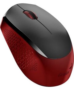 Mouse wireless, Genius NX-8000S, black and red, optical, 1600DPI