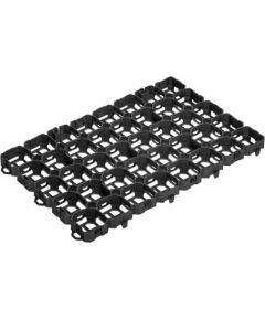 Решетка для газона TYP6, 57,5x38x4 см, черный;
