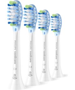 Philips Sonicare C3 Premium Plaque Defence zobu birstes uzgaļi, 4 gab, balts - HX9044/87