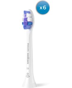 Philips Sonicare S2 Sensitive zobu birstes uzgalis, 6 gab, balts - HX6056/87