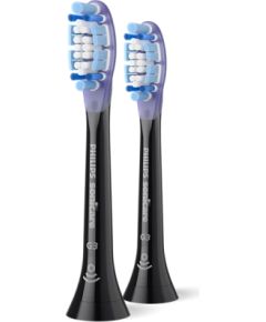 Philips Sonicare G3 Premium Gum Care Standard zobu birstes uzgalis, 2gab, melns - HX9052/88