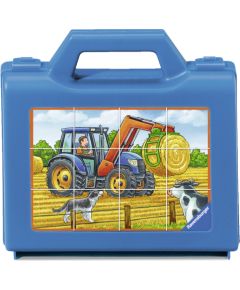 Ravensburger Cube Puzzle 12 pc Farm Machines