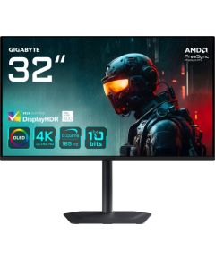 GIGABYTE MO32U 81,28cm 32''  OLED gaming monitor 3840x2160 UHD 250 cd/m2 165Hz 2xHDMI 2.1 1xDP 1.4 1xUSB C