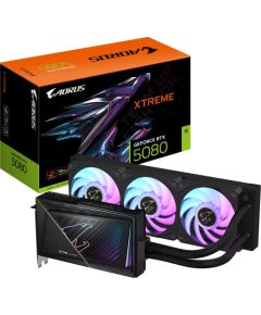 Gigabyte AORUS GeForce RTX 5080 Xtreme Waterforce 16GB GDDR7 (GV-N5080AORUSX W-16GD)