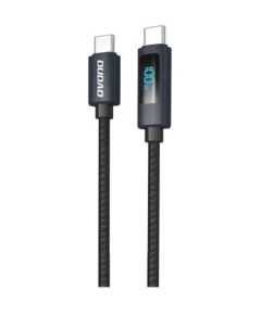 Dudao   L7C USB-C - USB-C 100W Cable with LED Display 1m Black