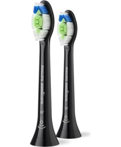 Philips Sonicare Optimal White birstes uzgaļi (2gab.), melns - HX6062/88