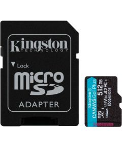 KINGSTON 512GB microSDXC Canvas Go Plus Gen4 200MB/s A2 U3 V30 Card + Adapter