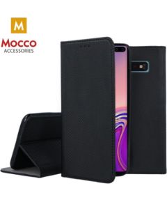 Mocco Smart Magnet Book Case Grāmatveida Maks Telefonam Xiaomi Redmi Note 10 Pro Melns