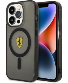 Ferrari FEHMP14XURKK iPhone 14 Pro Max 6.7" czarny|black hardcase Translucent Magsafe