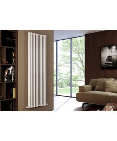Cordivari radiators Ardesia 2 rindu, H-1500, 10 sekcijas, grīdas AS6, balts RAL9010