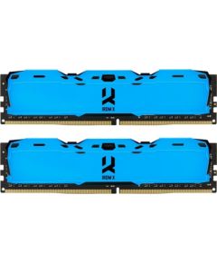 GoodRam IRDM X, DDR4, 16 GB, 3200MHz, CL16 (IR-XB3200D464L16SA/16GDC)