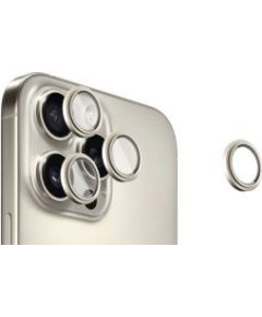 Evelatus Apple  iPhone 16 Pro / 16 Pro Max Camera Lens Protector Armor Natural Titanium