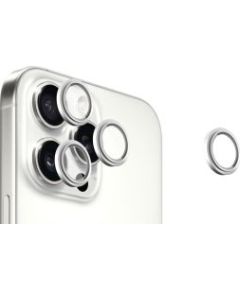 Evelatus Apple  iPhone 16 Pro / 16 Pro Max Camera Lens Protector Armor White Titanium