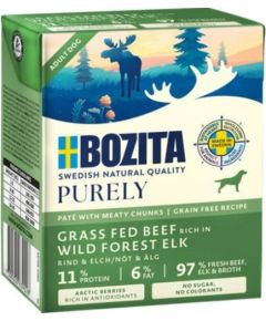 BOZITA Purely wołowina z łosiem pasztecik z kawałkami mięsa 370g