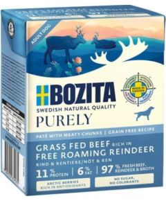BOZITA Purely wołowina z reniferem pasztecik z kawałkami mięsa 370g