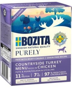 BOZITA Purely indyk z kurczakiem pasztecik z mięsem dla szczeniąt 370g