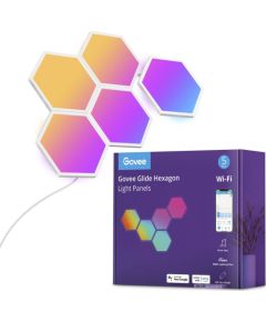 Govee Glide Hexa Light Panels 5-Pack, LED Light