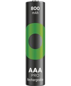 Akumulatori Baterijas  AAA (HR03), 1.2V, 800 mAh, GP, kartonik, 6-pack, ReCyko Pro