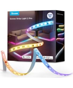 LED Govee Strip Light 2 Pro RGBICWW LENTA 5m Matter