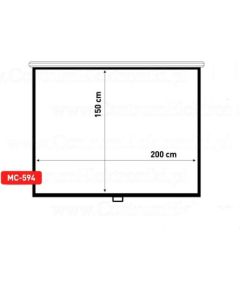 Maclean MC-594 projection screen 2.54 m (100") 3:4