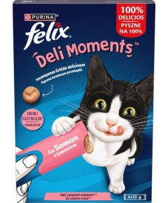 PURINA Felix Deli Moments Salmon - cat treats - 4x10g