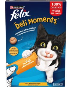 PURINA Felix Deli Moments Chicken - cat treats - 4x10g