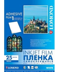 Lomond PET Inkjet Film Self Adhesive White A4, 25 sheets