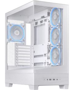 Case ASUS ASUS A31 PLUS Case MidiTower Case product features Transparent panel ATX BTX MicroATX MiniITX Colour White A31PLUSTGARGBWHITE