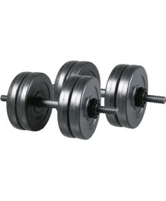 Energetic Body Hanteļu kompl. 20kg(2X10kg.) ar cementa pild. EB