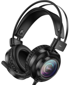 Hoco W110 Resource Gaming Headset Wired USB+ Jack 3.5 In-Ear Black