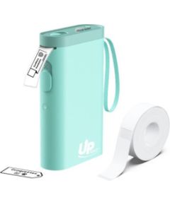 Portatīvais uzlīmju printeris UPRINT UP21 zils, USB uzlādējams