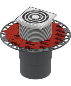 TECEdrainpoint S traps d110mm,vert.,100x100 režģis