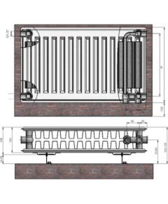 Radiators 22x300x1800 VCO Termolux
