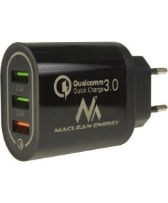 Maclean Energy MCE479B 3xUSB зарядное устройство QC 3.0