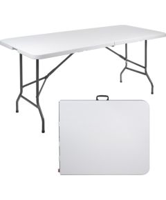 DĀRZA GALDS H180cm GreenBlue, 180x75x74cm, HDPE, max. 200kg, GB370