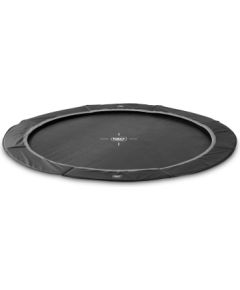 EXIT InTerra zemes līmeņa sporta batuts ø427cm - melns