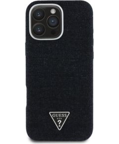 Guess Denim Triangle Logo MagSafe Case Чехол для Apple iPhone 16 Pro