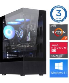 INTOP Ryzen 7 5700X 64GB 500SSD M.2 NVME+2TB RX580 8GB WIN11
