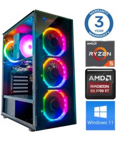 INTOP Ryzen 5 5600X 32GB 500SSD M.2 NVME RX5700 XT 8GB WIN11