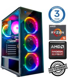 INTOP Ryzen 5 5600X 64GB 1TB SSD M.2 NVME RX5700 XT 8GB no-OS