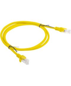 PATCHCORD KAT.5E UTP 1M ŻÓŁTY FLUKE PASSED LANBERG 10-PACK